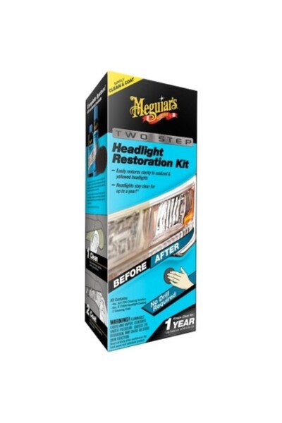Meguiars Kit de lustruire a farurilor Kit de restaurare a farurilor în doi pași