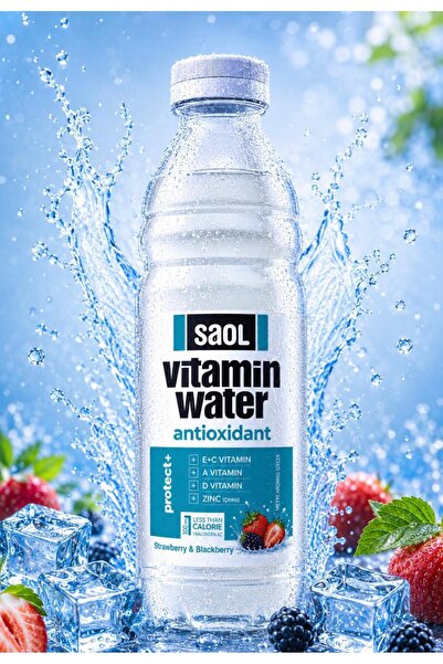 saol vitamin water Antioxidant Vitaminli Su – Şekersiz 500ml - 6 Adet