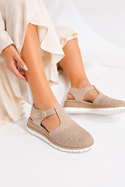 POTEEN Ofi Women's Sandals with Anatomic Sole and Buckle, Daily Soft Genuine ...