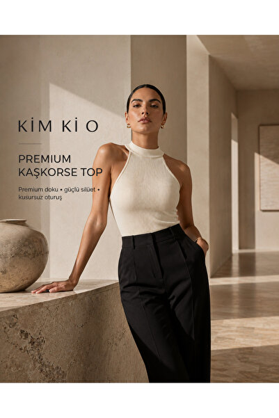 KİM Kİ O Şık Tasarım Kaşkorse Üst - Basic Chic Koleksiyonu