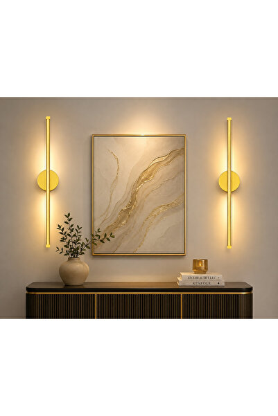 SMTSHOP 2’li Luxury Line 70 Cm LED Duvar Apliği Salon Antre Yatak Odası Aydın...