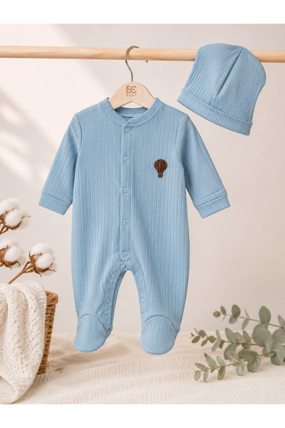 BEBEMİNİ BEBBEMINI EMBLEMED BABY 2-PIECE JUMPSUIT UNISEX