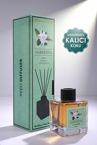 MOUVEMENT Gardenya Esintisi 100 ml Çubuklu Oda Kokusu Evinize Ferah ve Lüks B...