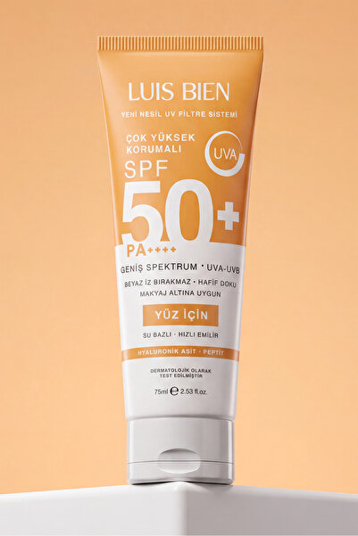 Luis Bien Anıl Güler Su Bazlı Yüz Güneş Kremi SPF 50+ PA++++ 75 ml – Leke Kar...