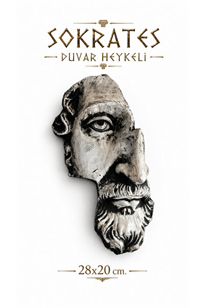 miceda art studio Sokrates Duvar Heykeli Antik Yunan Dekoratif Duvar Biblosu ...