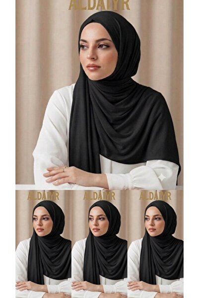 ALDAIYR 4 Pcs Combed Cotton Shawl Plain