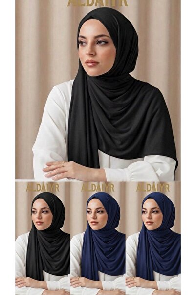 ALDAIYR 4 Pcs Combed Cotton Shawl Plain