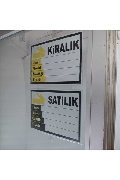 ETİKETLİK FİYATLIK 220-Economic Real Estate Sheets - 20 Pieces - Matte Pvc - ...