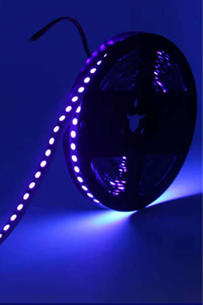 Genel Markalar Ultraviyole 2835 Şerit Led 12V Uv Şerit Led Black Light 120 Le...