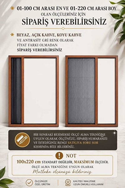 ERZA HOME PLİSE SİNEKLİK PİLELİ SÜRGÜLÜ KAPI SİNEKLİĞİ AKORDİYON SİNEKLİK.