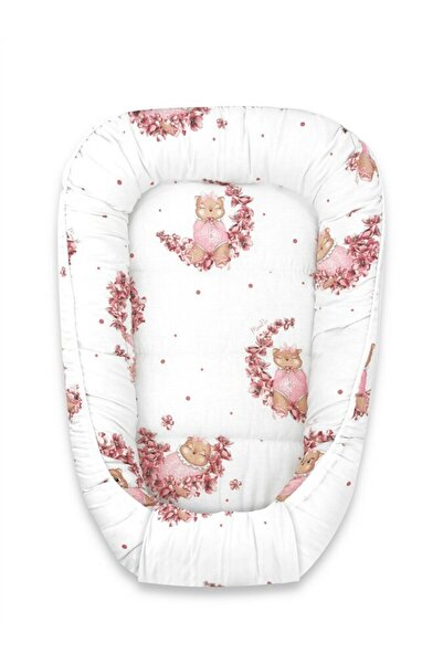 MimiNu Cosulet bebelus, MimiNu, Pentru dormit, 75x55 cm, Husa 100% bumbac, Di...