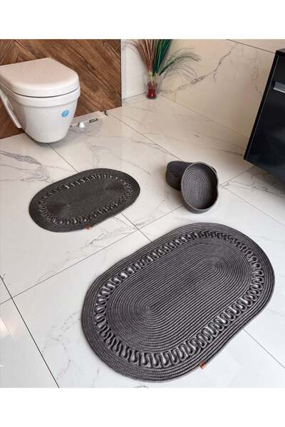 Namteks 40x60-60x100 اثنين من الحصير 2 سلة مجموعة الحمام هدية المهر