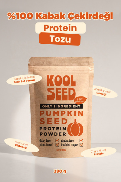 Koolseed Nutrition Orijinal – %100 Kabak Çekirdeği Protein Tozu
