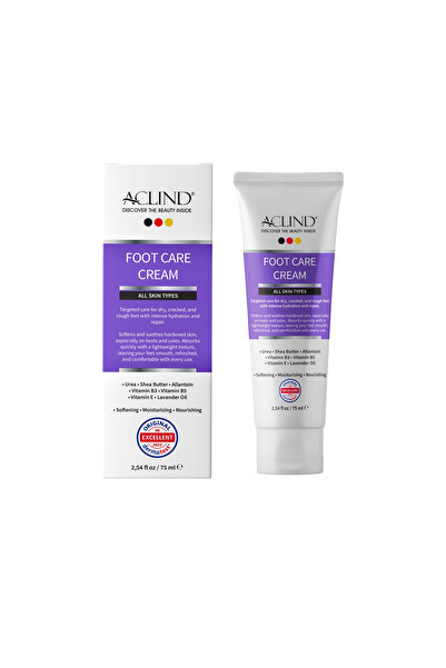 Aclind E Vitaminli Ayak Bakım Kremi 75 ml | Foot Care Cream - Nasır Oluşumu E...