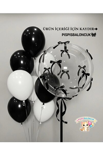 PISPISBALONCUK kurdeleli Balon Seti kurdeleli Bobo coquette doğum günü partis...