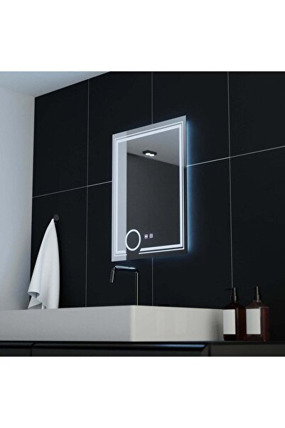 OEM Oglinda LED Rectangulara, 60x80cm, CANTO Touch, Sistem Dezaburire, Dimabila