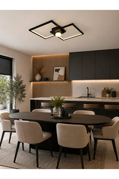 Özcan Aydınlatma 4157-5-19 Flush Armatür Siyah