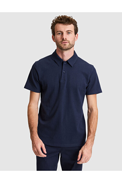 Pierre Cardin Tricou cu guler polo bleumarin slim fit 50307581-VR033