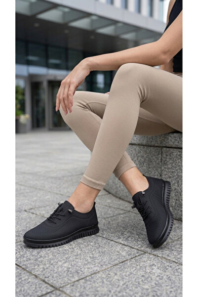 homiro Women's Summer Daily Orthopedic Lace-Up Light Sole Comfortable Shoes