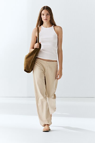 Massimo Dutti Relaxed parachute pantolon