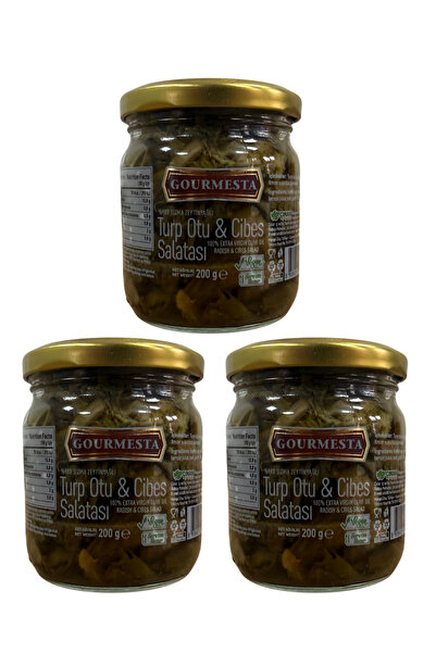 GOURMESTA 210 cc Turp Otu & Cibes Salatası x 3 Adet