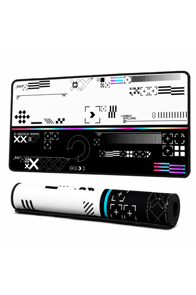 Mcstorey 90x40 XXL Oyuncu Mouse Pad Gaming Mousepad Kaymaz Kauçuk Taban Dikiş...