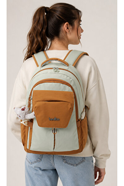 Bevitton Water Resistant Fabric School Bag Unisex Daily School Backpack 2601 ...