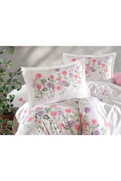 ŞENER HOME Clasy Ranforce 2-Piece Pillowcase with Cover 50X70 +5 cm Flounce
