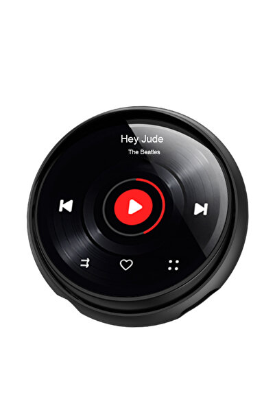 Choice مشغل MP3 أسود من فامو، سعة 64 جيجابايت، طراز BF03، هيكل دائري، تصميم م...