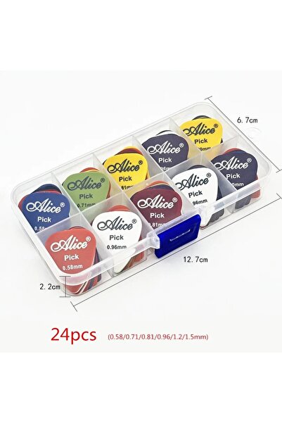 Choice 24pcs Multicolor ABS Premium Plastic Bass Ukulele Acoustic Electric Gu...