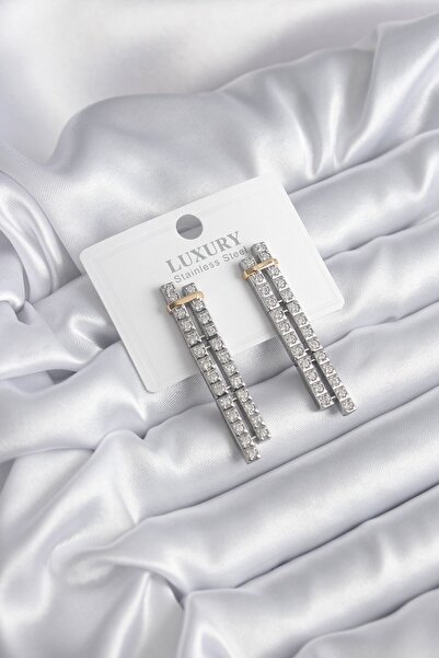Inure Jewelry أقراط نسائية من سلسلة VIP مرصعة بأحجار الزركون