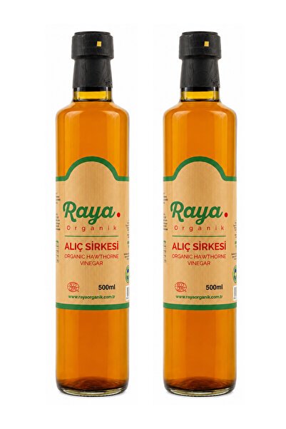 Raya Organik Organik Alıç Sirkesi 500 ml 2'li Set (2 x 500) Doğal Fermente