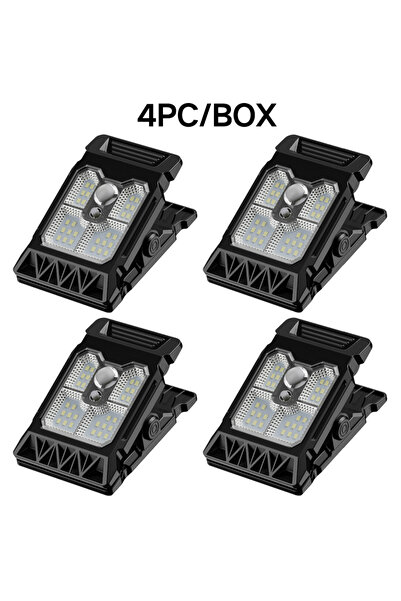 Choice3 4PCS- black Solar Powered Courtyard Lamp, Household Garden Lighting, ...