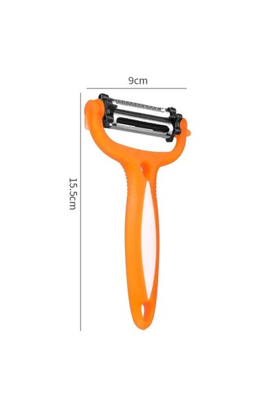 Choice1 1pc orange 1PC New Multifunctional 360 Degree Rotary Peeler Kitchen T...