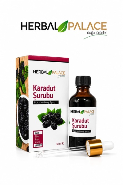 Herbal Palace Karadut Şurubu 50 Ml