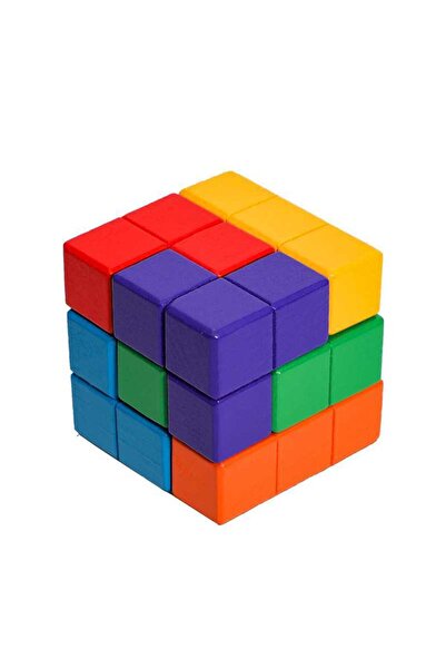 Choice Color Wood Montessori Educational Toys Soma Block Puzzle Wooden Math C...