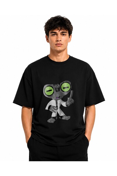 Inscriptie Tricou Unisex Bumbac Premium Casual " Ben 10 Grey Matter "