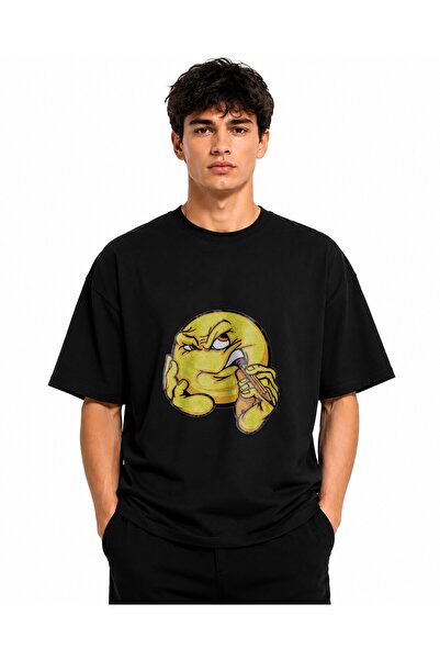 Inscriptie Unisex Βαμβακερό T-Shirt Υψηλής Ποιότητας  "Πρόσωπο με σκέψη " (Κα...