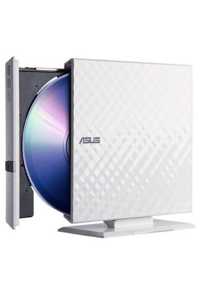 ASUS Unitate optică externă DVD Writer SDRW-08D2S-U, 8x, Albă