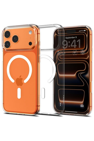Spigen ACUmulator cu cristale lichide MAGSAFE pentru iPhone 17 Pro Max, trans...
