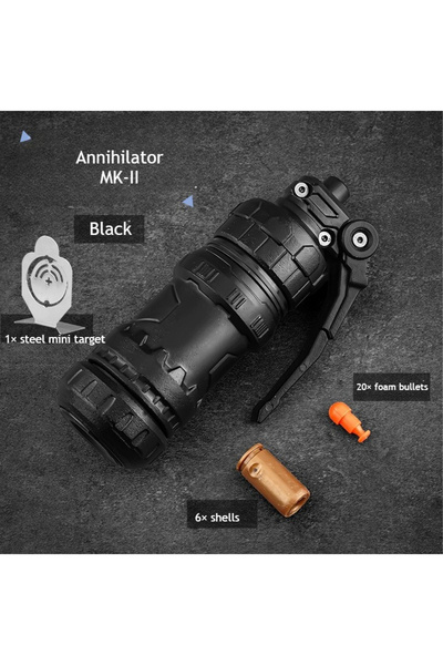 Choice Black Tactical Grenade Launcher Toy Set Shell Ejecting Fidget Spinner ...
