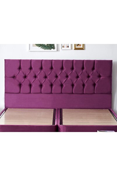 Niron Yatak Niron Purple Çift Kişilik Yatak Başlığı - 180 cm Mor Kumaş Başlık...