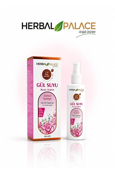 Herbal Palace Doğal Gül Suyu & %100 Geleneksel Damıtma