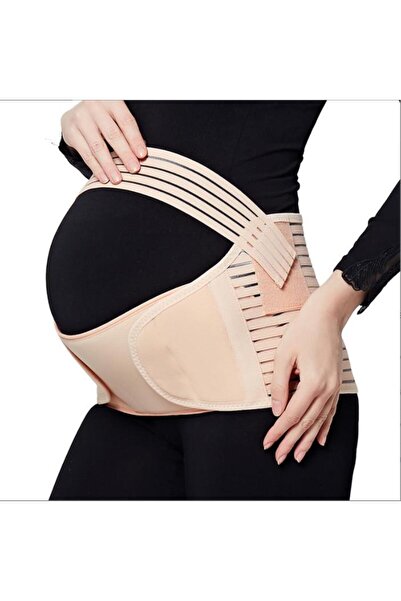 Choice M Beige Pregnant Women Support Belly Band Back Clothes Belt Adjustable...