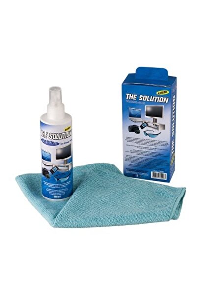 natural the solution Ekran Temizleme Seti ( Led, Cam, Ayna, Krom, Cep Telefonu, Gözlük, Kamera, lcd) Doğal Temizleme, Temizlik – 250 ml Temizleyici
