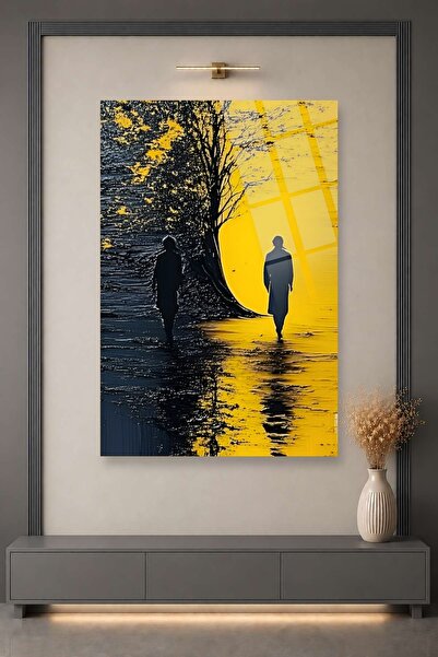 HMDS CONCEPT Two People, Two Ways, Shatterproof Glass Painting 310