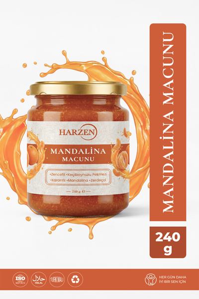 Harzen Mandalina Macunu | Yahşi Mandalinası, Zencefil, Zerdeçal, Havlıcan, Ka...