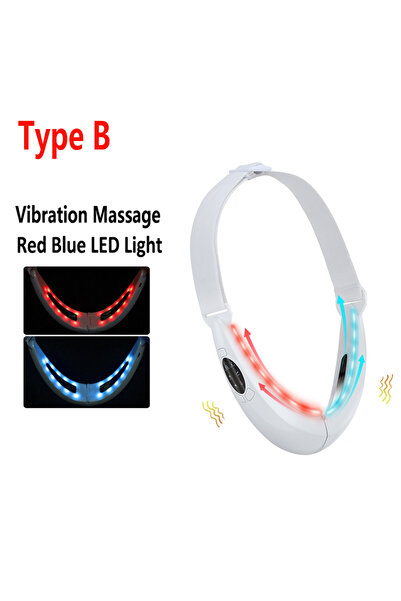 Choice Type B-LED Vibrate Electric V Face Lifting Beauty Device 6 Modes 8 Lev...