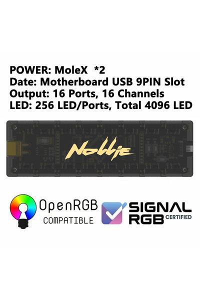 choice2 16 Channels NEW Nollie SignalRGB OpenRGB Universal 5V 3PIN ARGB Async...