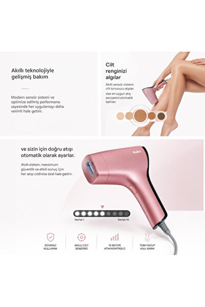 ROBX A05 3 Milyon Atım Akıllı Cilt Tanıma Ultra Seri Atım 3 Başlık IPL Lazer Cihazı